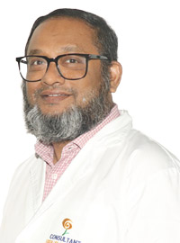Prof. Dr. Abdullah Al Tarique
  - জেনারেল, ল্যাপারোস্কোপিক ও প্লাস্টিক সার্জন